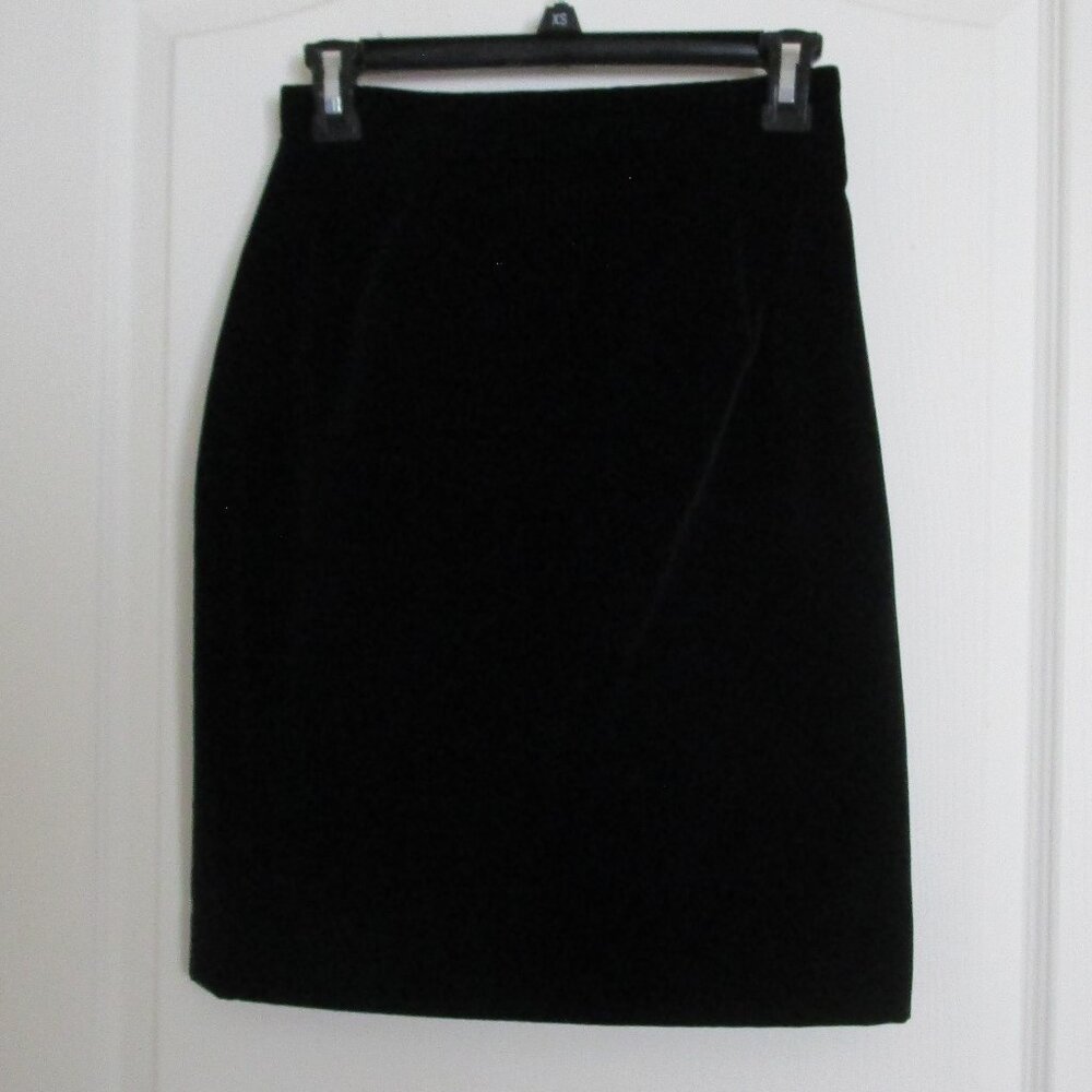 designer velvet skirt